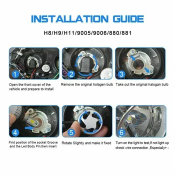 6x Car Led Lights For Toyota Camry 2007-2014 LED Headlight Fog Light Bulbs Kit 9005 LED Headlight Bulb
6x Car Led Lights For Toyota Camry 2007-2014 LED Headlight Fog Light Bulbs Kit 9005 LED Headlight Bulb