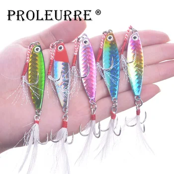 

Hot New fishing jigging Fishing lure spoon spinner bait Metal baits 7g 10g 15g 20g bass tuna jig lead lures minnow pesca Tackle