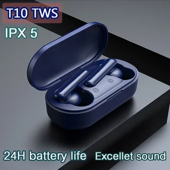 T10 Tws CSR chip Wireless Bluetooth 5.0 Earphones IPX5 Waterproof Super Bass headset Earbuds with Mic charger box 24H work time
T10 Tws CSR chip Wireless Bluetooth 5.0 Earphones IPX5 Waterproof Super Bass headset Earbuds with Mic charger box 24H work time