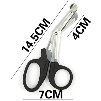 14.5cm Curved Bandage Gauze Non-woven Fabric Canvas Scissor Medical Emergency First Aid Nurses Surgical Veterinary Shear Scissor
14.5cm Curved Bandage Gauze Non-woven Fabric Canvas Scissor Medical Emergency First Aid Nurses Surgical Veterinary Shear Scissor