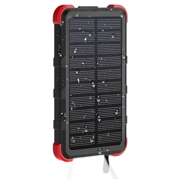 OUTXE USB Type-C Solar Powered Phone Charger 10000mAh with Flashlight IP67 Waterproof Solar Power Bank Rugged for Hiking Camping
OUTXE USB Type-C Solar Powered Phone Charger 10000mAh with Flashlight IP67 Waterproof Solar Power Bank Rugged for Hiking Camping