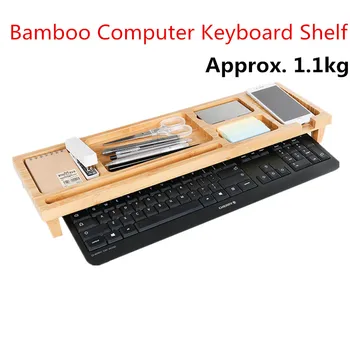 Bamboo Computer Keyboard Shelf Office Desktop Storage Rack Multifunctional Table Organizer for Cables/Phone/Stationery As a Gift
Bamboo Computer Keyboard Shelf Office Desktop Storage Rack Multifunctional Table Organizer for Cables/Phone/Stationery As a Gift