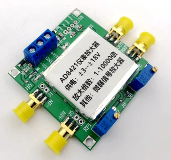 AD8421 Amplifier Module Instrumentation Amplifier Millivolt Microvolt Small Signal with Shielded Box Single Double Power Supply
AD8421 Amplifier Module Instrumentation Amplifier Millivolt Microvolt Small Signal with Shielded Box Single Double Power Supply
