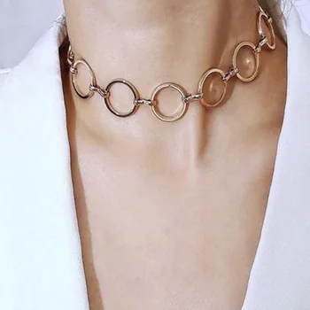 2020 New Trendy Geometric Circle Shape Personality Necklaces for Women Exaggerated Stitching Hollow Out Clavicle Chain Jewelry
2020 New Trendy Geometric Circle Shape Personality Necklaces for Women Exaggerated Stitching Hollow Out Clavicle Chain Jewelry