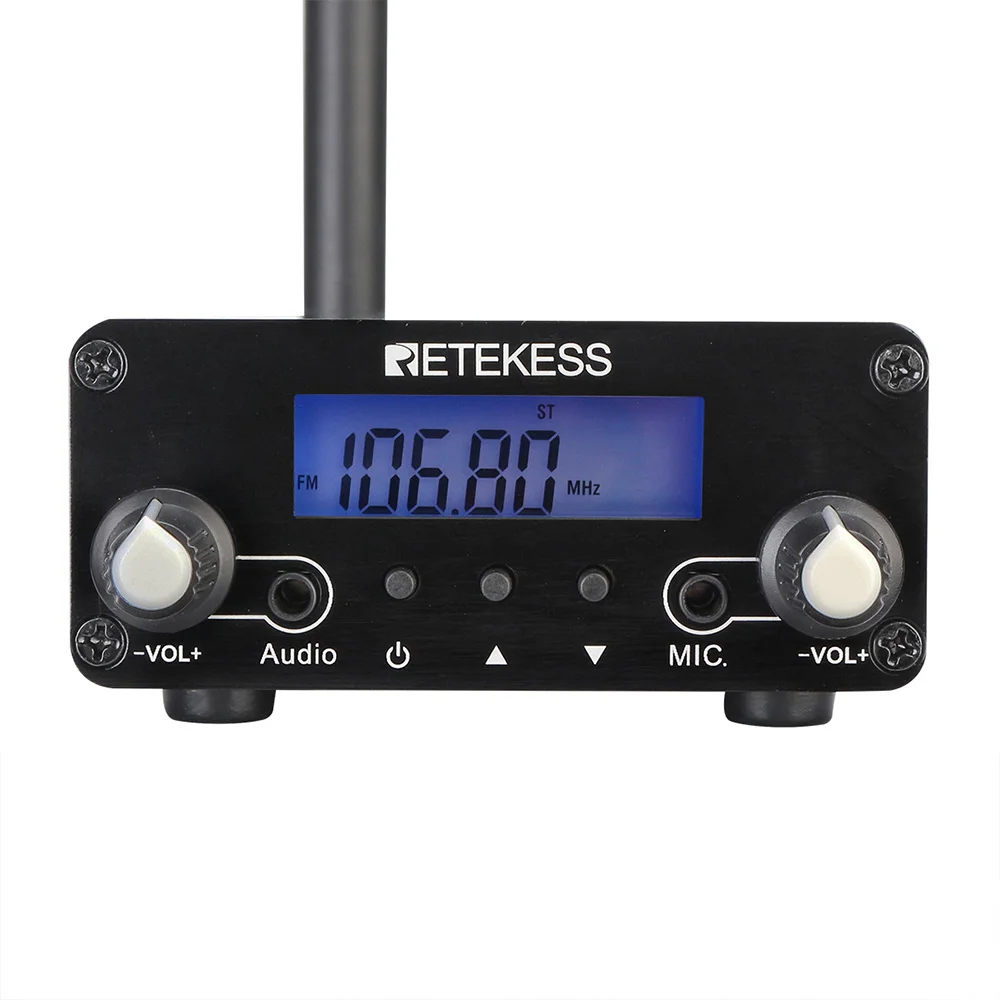 Retekess TR508 FM Transmitter Wireless Broadcast Radio Station for Drive-in Church Campus
Retekess TR508 FM Transmitter Wireless Broadcast Radio Station for Drive-in Church Campus