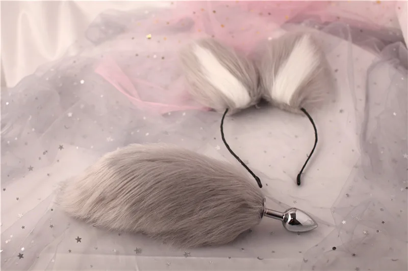 Rabbit Tail Butt Plug Princess Anal Plug Free Shipping