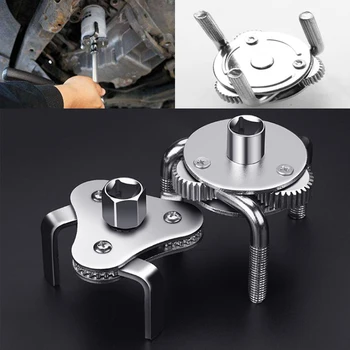 3-Jaw Design Two Way Handy Auto-Adjustable Oil Filter ToolTool 3/8" Drive Socket Adapter Remover Wrench Remover
3-Jaw Design Two Way Handy Auto-Adjustable Oil Filter ToolTool 3/8" Drive Socket Adapter Remover Wrench Remover