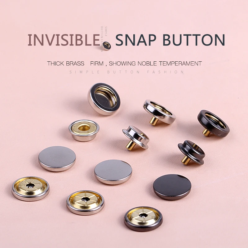 New high quality 10 sets/lot Metal brass Snap Button Press Studs Sewing Button Snap Fasteners Sewing Leather Craft Clothes Bags
New high quality 10 sets/lot Metal brass Snap Button Press Studs Sewing Button Snap Fasteners Sewing Leather Craft Clothes Bags