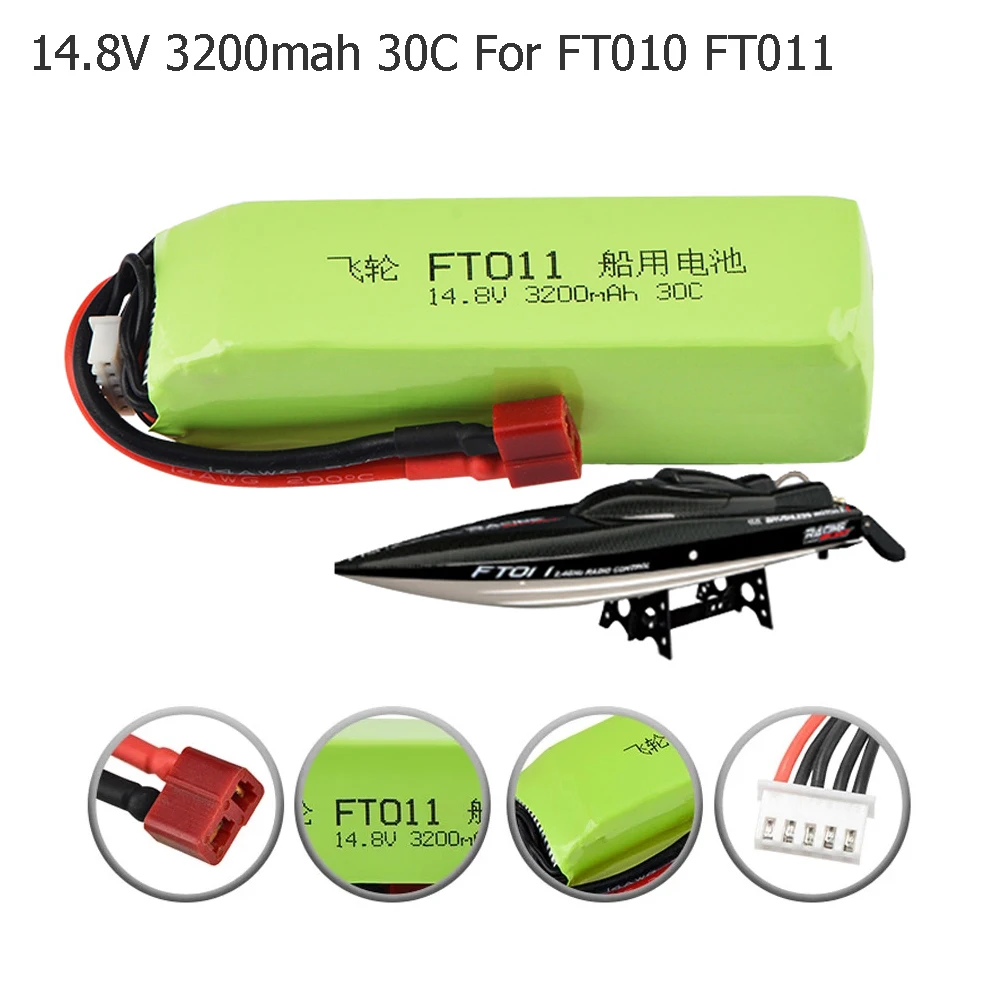 RC 14,8 V 3200mAh 30C 4S Lipo батарея T Plug для FT010 FT011 RC лодка вертолет самолеты автомобили запасные части батарея 14,8 v
RC 14,8 V 3200mAh 30C 4S Lipo батарея T Plug для FT010 FT011 RC лодка вертолет самолеты автомобили запасные части батарея 14,8 v