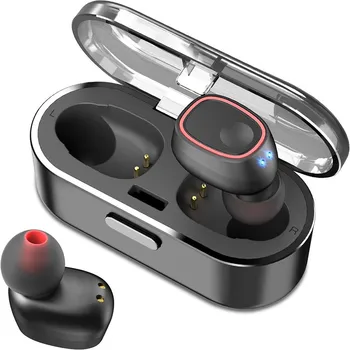Wireless Stereo Headphones Bluetooth in-Ear Earbuds with Charging Case Built-in Mic Headset Sound with Bass for Running Sport
Wireless Stereo Headphones Bluetooth in-Ear Earbuds with Charging Case Built-in Mic Headset Sound with Bass for Running Sport