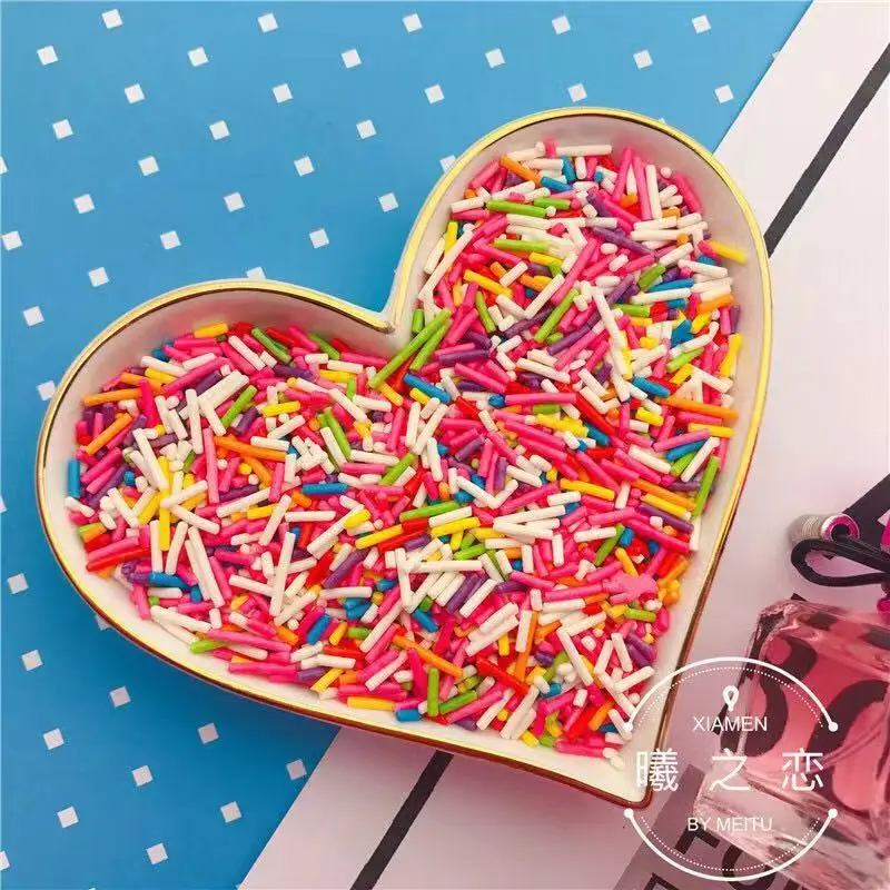 Colorful Sprinkles Cake Edible Decoration for Cup Dessert Ice cream Donuts | Дом и сад