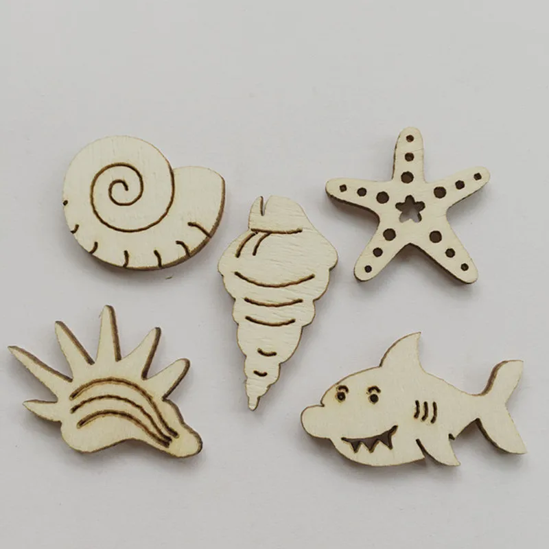 50pcs Natural Mixed Unfinished Wood Pieces Ocean Animal Wooden Craft Wood Embellishments for Scrapbooking Home Decoration 25mm
50pcs Natural Mixed Unfinished Wood Pieces Ocean Animal Wooden Craft Wood Embellishments for Scrapbooking Home Decoration 25mm