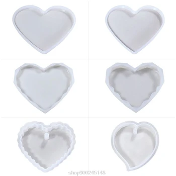 Resin Crystal Epoxy Mold Love Heart Coaster Casting Silicone Mould DIY Crafts Desk Decorations Making Tool O31 20 Dropshipping 
Resin Crystal Epoxy Mold Love Heart Coaster Casting Silicone Mould DIY Crafts Desk Decorations Making Tool O31 20 Dropshipping