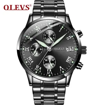Mens Watches OLEVS Quartz Business Watches Steel Strap Luminous Waterproof Male Clock Chronograph Wristwatch Relogio Masculino
Mens Watches OLEVS Quartz Business Watches Steel Strap Luminous Waterproof Male Clock Chronograph Wristwatch Relogio Masculino