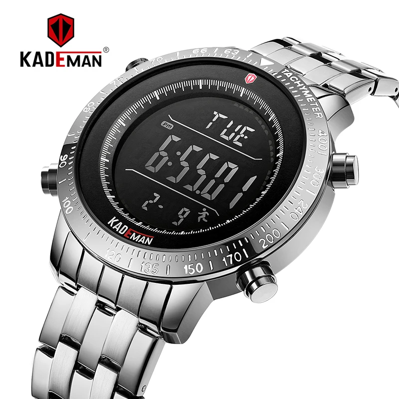 KADEMAN Luxury Mens Watches Digital 3ATM Full Steel Fashion Business Wristwatch Fashion Sport male Watch Relogio Masculino K849
KADEMAN Luxury Mens Watches Digital 3ATM Full Steel Fashion Business Wristwatch Fashion Sport male Watch Relogio Masculino K849