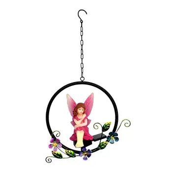 Solar Power LED Flower Fairy Decoration Hanging Lamp Durable Waterproof Garden Decorative Resin Metal Elegant Light Home Crafts
Solar Power LED Flower Fairy Decoration Hanging Lamp Durable Waterproof Garden Decorative Resin Metal Elegant Light Home Crafts