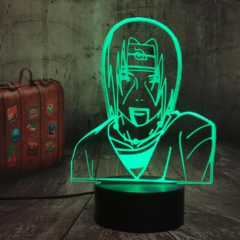 7 Colors Changing LED Sasuke Uchiha Head Model 3D LED Optical Illusion Night Lamp Anime Naruto Nightlight for Home Decor Kid Toy
7 Colors Changing LED Sasuke Uchiha Head Model 3D LED Optical Illusion Night Lamp Anime Naruto Nightlight for Home Decor Kid Toy