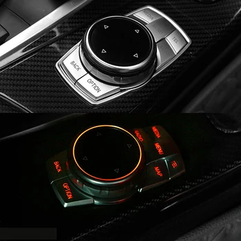 Car Chorme Styling ABS Multimedia Button Cover For BMW 3 5 X1 X3 X4 X5 X6 F10 F30 F31 F15 F16 F25 F26 F48 Car-cover Accessories 
Car Chorme Styling ABS Multimedia Button Cover For BMW 3 5 X1 X3 X4 X5 X6 F10 F30 F31 F15 F16 F25 F26 F48 Car-cover Accessories