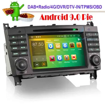DAB+ Android 9.0 Autoradio 4G NAVI DVD Car Radio Unit Player GPS navigation Stereo for Mercedes Benz C/CLK/CLC Classe W203
DAB+ Android 9.0 Autoradio 4G NAVI DVD Car Radio Unit Player GPS navigation Stereo for Mercedes Benz C/CLK/CLC Classe W203