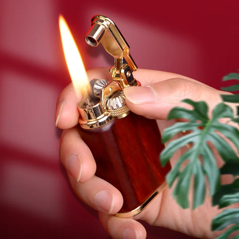 New Kerosene Lighter Windproof Flint Ignition Gasoline Creative Metal Wood Shell Mechanical Oil Lighter Gadgets For Men
New Kerosene Lighter Windproof Flint Ignition Gasoline Creative Metal Wood Shell Mechanical Oil Lighter Gadgets For Men