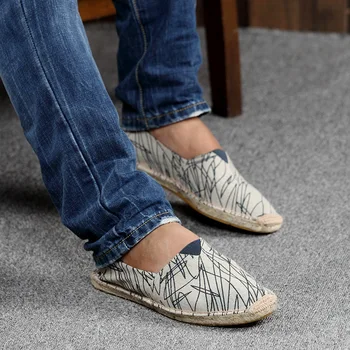 Mens Espadrilles Men Patchwork Slip On Summer Shoes Men Loafers 2020 Breathable Canvas Men Shoes Fashion Jute Wrapped
Mens Espadrilles Men Patchwork Slip On Summer Shoes Men Loafers 2020 Breathable Canvas Men Shoes Fashion Jute Wrapped