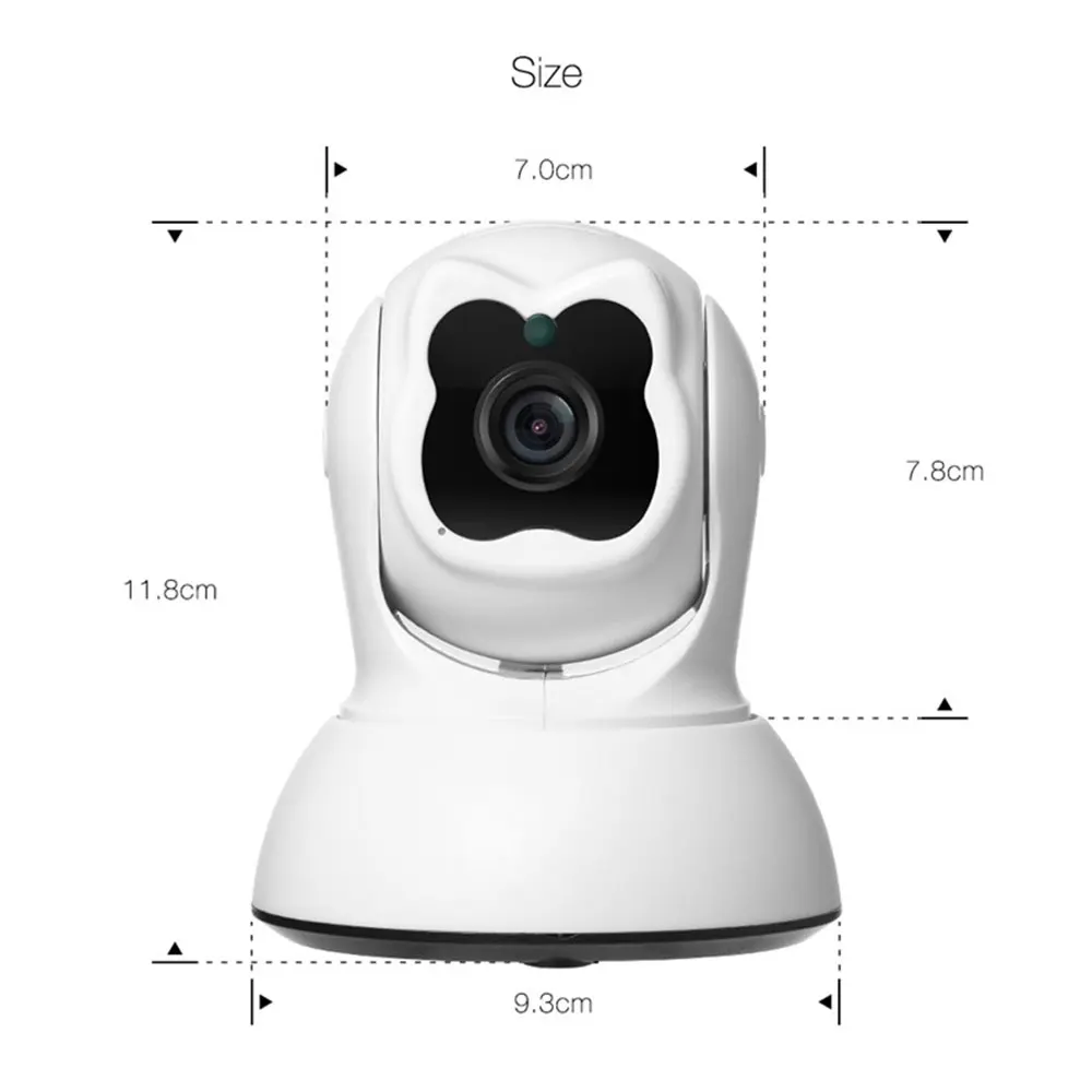 720P Home Security IP Camera Audio Wireless Mini Camera Night Vision CCTV WiFi Camera Baby Monitor Smart Alarm
720P Home Security IP Camera Audio Wireless Mini Camera Night Vision CCTV WiFi Camera Baby Monitor Smart Alarm