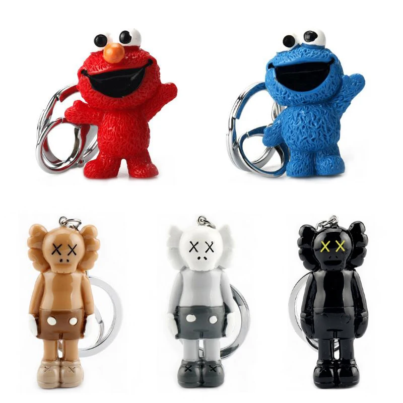 Anime Sesame Street PVC Figure Mini Keychains Doll Toys Pendant Keychains Keyrings For Children Kids Gift Cartoon llaveros
Anime Sesame Street PVC Figure Mini Keychains Doll Toys Pendant Keychains Keyrings For Children Kids Gift Cartoon llaveros