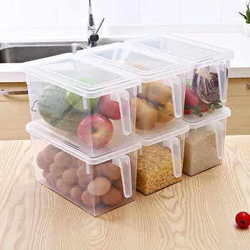 Kitchen Food Storage Container Case Refrigerator Crisper Box with Handle Multifunctional JS23
Kitchen Food Storage Container Case Refrigerator Crisper Box with Handle Multifunctional JS23