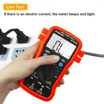 BTMETER BT-39K Auto Range Digital Universal Meter 4000 Counts With New Substitutable Fixed Mode,NCV,Diode,DC/AC Voltage Current
BTMETER BT-39K Auto Range Digital Universal Meter 4000 Counts With New Substitutable Fixed Mode,NCV,Diode,DC/AC Voltage Current