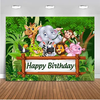 Safari Party Jungle Backdrop for Photography Forest Happy Birthday Party Decoration Background for Photo Shoot Studio
Safari Party Jungle Backdrop for Photography Forest Happy Birthday Party Decoration Background for Photo Shoot Studio