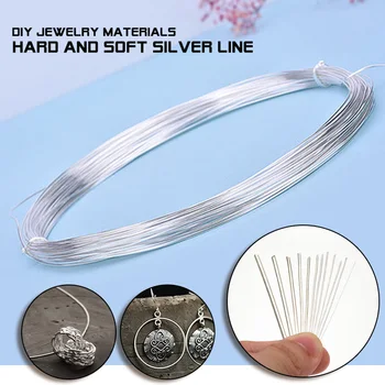 0.4-1.0.8mm Pure Solid 925 Sterling Silver Wire Thread Metal Silver String Line for Necklace Bracelet Earring Jewelry Making
0.4-1.0.8mm Pure Solid 925 Sterling Silver Wire Thread Metal Silver String Line for Necklace Bracelet Earring Jewelry Making