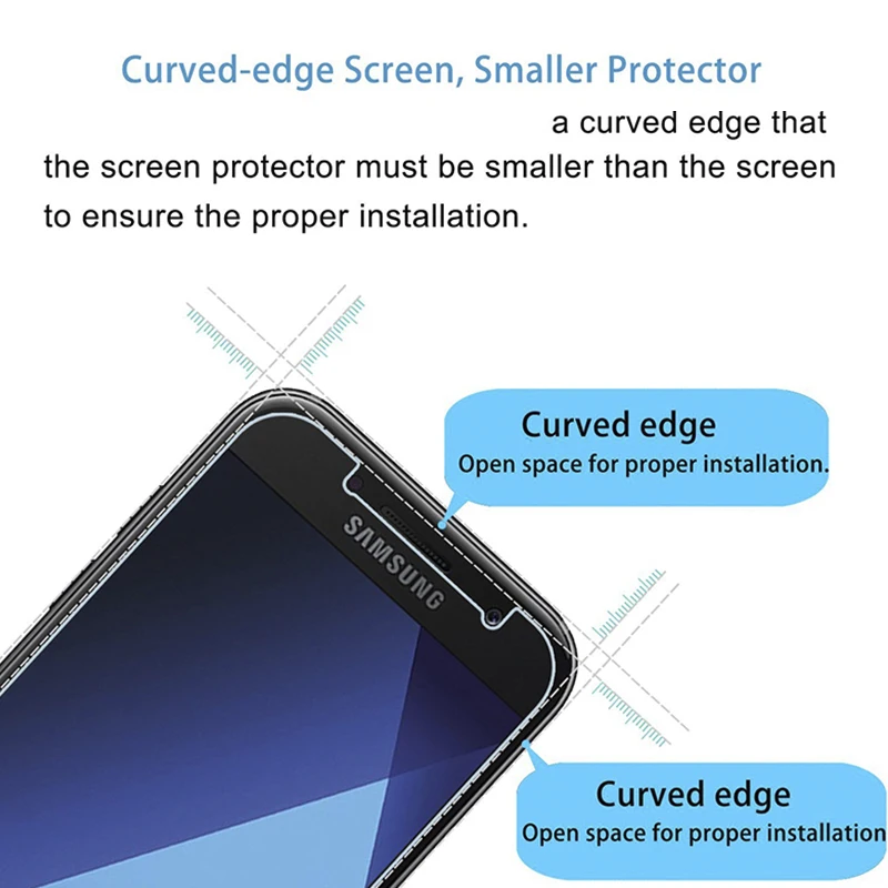 Закаленное стекло 9H для Samsung Galaxy A6 2018 защитная пленка на экран A600FN A600A A600G экрана