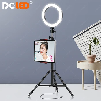 LED Selfie Beauty Light Circle Lamp with Ring Light Tripod Phone Holder for Selfie Makeup Video Live Stream of YouTube Tiktok
LED Selfie Beauty Light Circle Lamp with Ring Light Tripod Phone Holder for Selfie Makeup Video Live Stream of YouTube Tiktok
