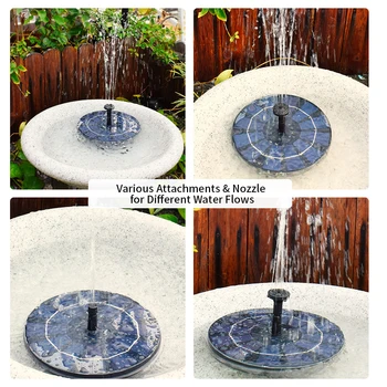 New 180L / h Garden Fountain Floating Solar Fountain Brushless Water Pump Plants Watering Kit Bird Bath Pond Watering Decoration 
New 180L / h Garden Fountain Floating Solar Fountain Brushless Water Pump Plants Watering Kit Bird Bath Pond Watering Decoration