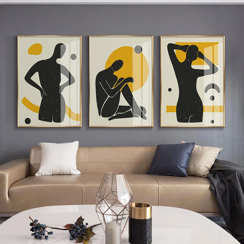 Nordic Abstract Minimalist Figures Line Art Boho Body Nude Wall Canvas Paintings Drawing Poster Print Decoration for Livingroom
Nordic Abstract Minimalist Figures Line Art Boho Body Nude Wall Canvas Paintings Drawing Poster Print Decoration for Livingroom