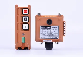 F21-2S TELEcrane Wireless controller 36V 220V 380V DC 1 Transmitter 1 Receiver VHF310-331 MHz
F21-2S TELEcrane Wireless controller 36V 220V 380V DC 1 Transmitter 1 Receiver VHF310-331 MHz