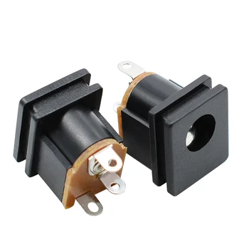 

10pcs DC-015 5.5mmx2.1mm 5.5mmx2.5mm DC Power Jack Socket 3 Pin Female Panel Mount Connector DC015