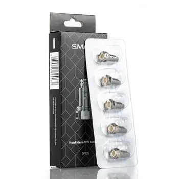 5pcs Original Smok Nord Coil 0.6ohm Mesh 1.4ohm Regular 0.8ohm MTL Mesh 1.4ohm Ceramic Replacement Coils
5pcs Original Smok Nord Coil 0.6ohm Mesh 1.4ohm Regular 0.8ohm MTL Mesh 1.4ohm Ceramic Replacement Coils