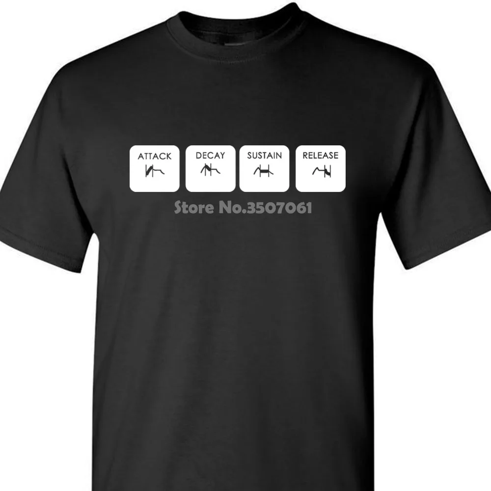 Adsr T Shirt 100% Cotton Synthesiser Moog Roland Music Producer Ableton long Sleeve T-shirt Funny Print coat clothes tops
Adsr T Shirt 100% Cotton Synthesiser Moog Roland Music Producer Ableton long Sleeve T-shirt Funny Print coat clothes tops
