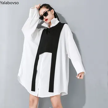 2020 early spring new solid color long sleeve shirt irregular cardigan two-piece set all match shirts for women women blouses
2020 early spring new solid color long sleeve shirt irregular cardigan two-piece set all match shirts for women women blouses
