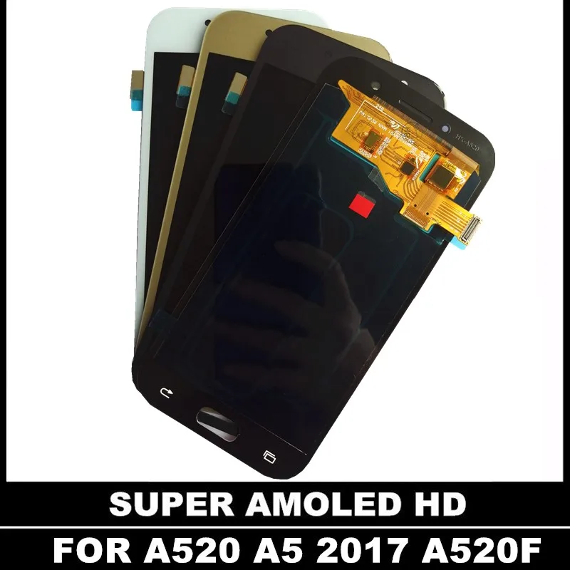 Super AMOLED Sensor LCDs For Samsung Galaxy A5 2017 A520 A520F A520F/DS LCD Display Touch Digitizer Screen Assembly Replacement
Super AMOLED Sensor LCDs For Samsung Galaxy A5 2017 A520 A520F A520F/DS LCD Display Touch Digitizer Screen Assembly Replacement