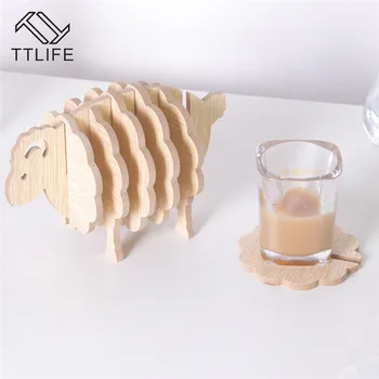 TTLIFE Russian Coaster Creative Coasters Mat Coffee Cup Decor Home DIY Handmade Animal Sheep Shape Cup Wooden Pads
TTLIFE Russian Coaster Creative Coasters Mat Coffee Cup Decor Home DIY Handmade Animal Sheep Shape Cup Wooden Pads