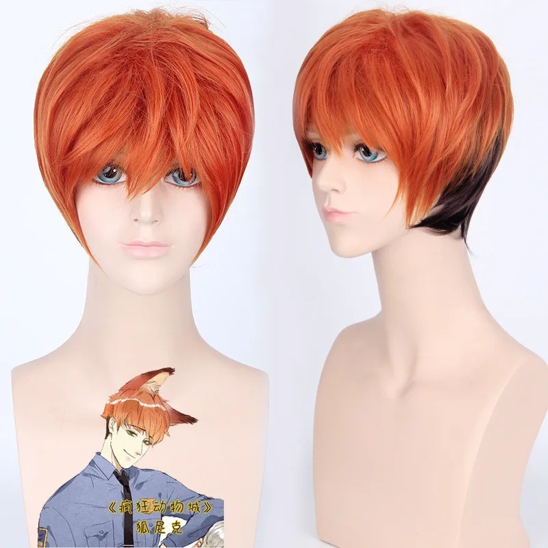 Anime Zootopia Nick Wilde Cospaly Wig Heat Resistant Synthetic Hair Wigs For Role Play Halloween Party
Anime Zootopia Nick Wilde Cospaly Wig Heat Resistant Synthetic Hair Wigs For Role Play Halloween Party