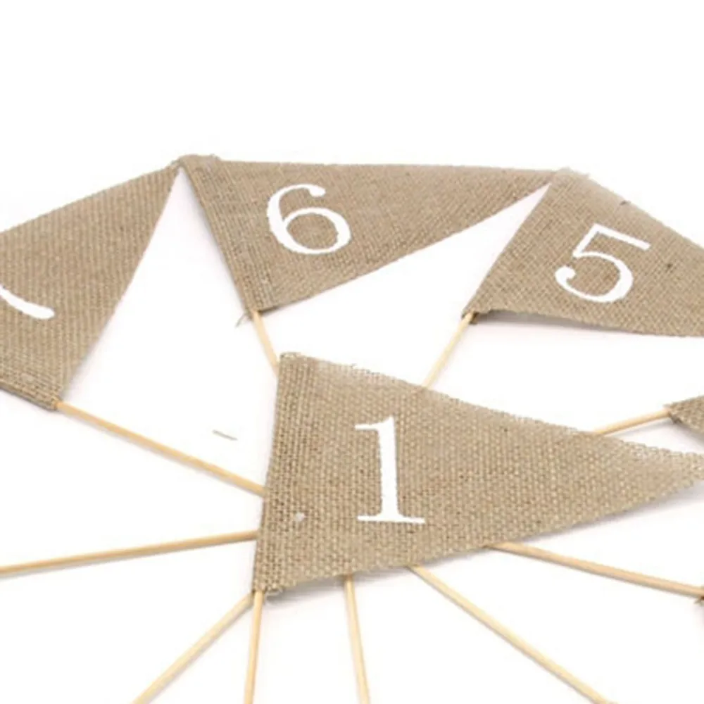10Pcs/Set Little Triangle Digital Card Linen Pennant Flag Banner Jute Rope Flax Birthday Party Home Decor Event Supplies Craft
10Pcs/Set Little Triangle Digital Card Linen Pennant Flag Banner Jute Rope Flax Birthday Party Home Decor Event Supplies Craft
