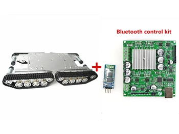 Metal Shock Absorbing Tank Chassis Kit 4WD Tracked RC Robot Platform With Wireless Wifi Controller Kit Motor DIY For Arduino Toy
Metal Shock Absorbing Tank Chassis Kit 4WD Tracked RC Robot Platform With Wireless Wifi Controller Kit Motor DIY For Arduino Toy