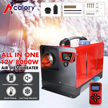 All in One 8KW Adjustable 12V/24V Car Heating Tool LCD Monitor Parking Warmer Diesels Air Heater Single Hole For Truck Bus Boat
All in One 8KW Adjustable 12V/24V Car Heating Tool LCD Monitor Parking Warmer Diesels Air Heater Single Hole For Truck Bus Boat