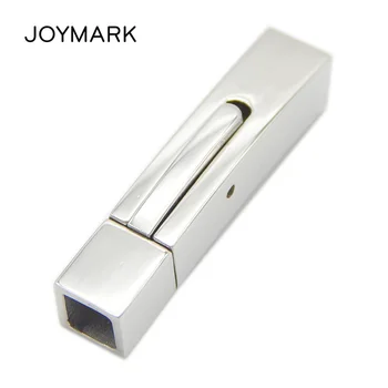 Rectangle Stainless Steel Bayonet Clasp Box Clasp Lock Clasp For Jewelry Making 3X3mm 4X4mm 5X5mm 6X6mm Hole BXGC-227 
Rectangle Stainless Steel Bayonet Clasp Box Clasp Lock Clasp For Jewelry Making 3X3mm 4X4mm 5X5mm 6X6mm Hole BXGC-227