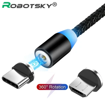 2.1A Magnetic Fast Charging Cable Micro USB Type C LED Phone Charge Cable for Huawei Mate P30 Xiaomi Mi8 Mi9 Samsung Redmi
2.1A Magnetic Fast Charging Cable Micro USB Type C LED Phone Charge Cable for Huawei Mate P30 Xiaomi Mi8 Mi9 Samsung Redmi