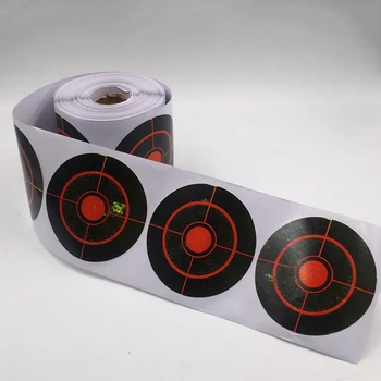 250Pcs/Roll Shooting Target Sticker Adhesive Bullseye Splashing Target Reactive Sticker 7.5cm Archery Shooting Practice Stickers
250Pcs/Roll Shooting Target Sticker Adhesive Bullseye Splashing Target Reactive Sticker 7.5cm Archery Shooting Practice Stickers