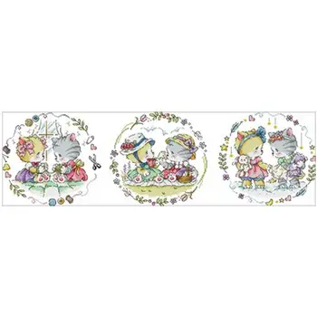 Kitten friend patterns Counted Cross Stitch 11CT 14CT 18CT DIY Chinese Cross Stitch Kits Embroidery Needlework Sets home decor
Kitten friend patterns Counted Cross Stitch 11CT 14CT 18CT DIY Chinese Cross Stitch Kits Embroidery Needlework Sets home decor